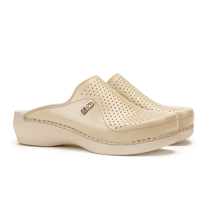 Сабо Leon женские PU115 бежевый