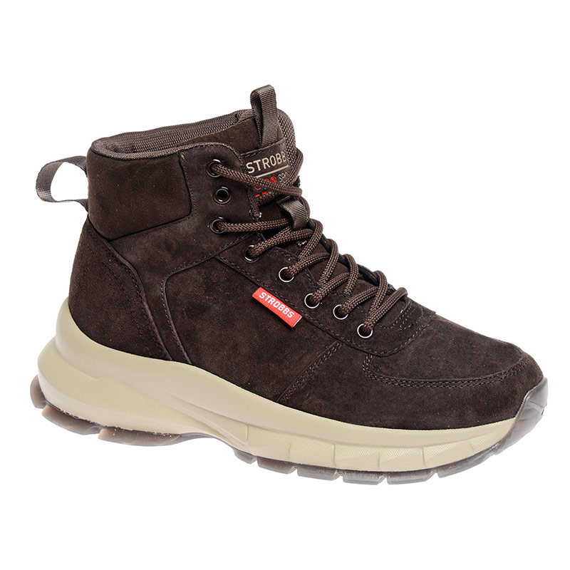 Кроссовки Strobbs зимние женские F8299-17 коричневые