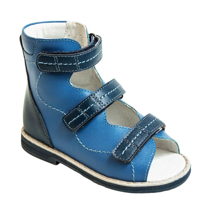 Сандали ортопедические Ортобум для мальчиков 71497-2-1 т.синий/синий