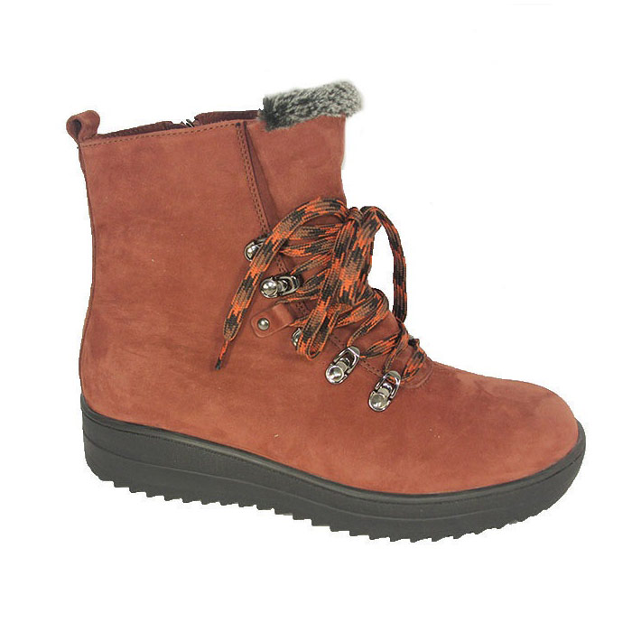 Полусапоги Ricoss утепленные женские 894601/59 оранжевые