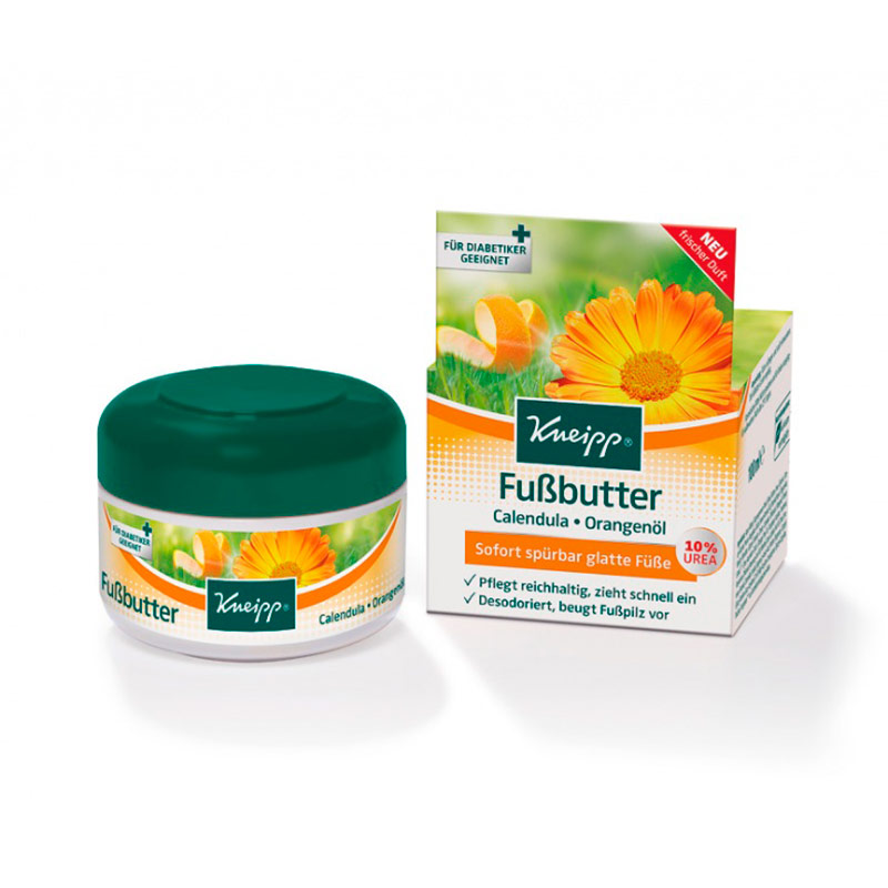 Kneipp Масло для ног с календулой, маслом апельсина, мочевиной Здоровые ноги 100мл.