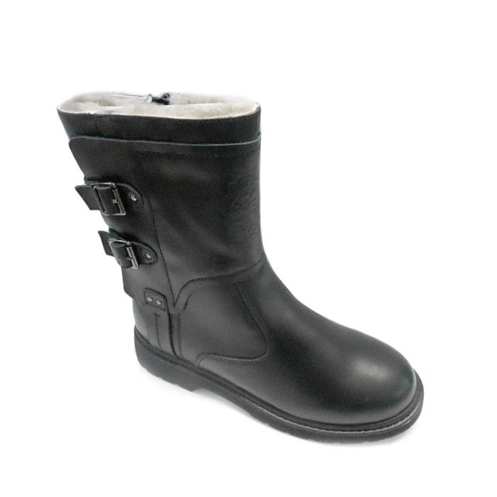 Сапоги Ортек зимние натуральный мех женские 72303 черные