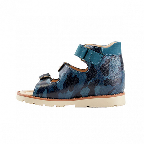 Сандали ортопедические Мега Ортопедик для мальчиков 051 19 28 синие. Изображение 3 из 4