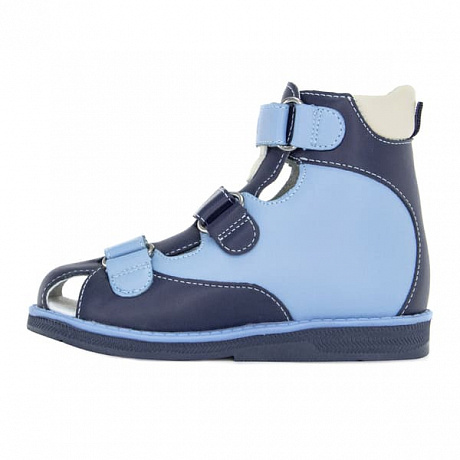 Сандали ортопедические Ортобум для мальчиков 81057-02 синий/голубой. Изображение 2 из 4