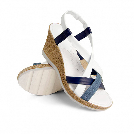 Сандали Batz женские Miami jeans синий. Изображение 2 из 3