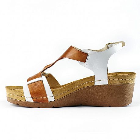 Сандали Leon женские 1010 коричневые. Изображение 2 из 2