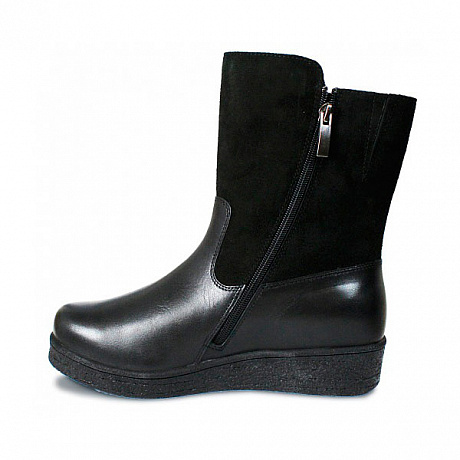 Полусапоги ортопедические Сурсил-Орто утепленные женские 180503 черные. Изображение 2 из 2