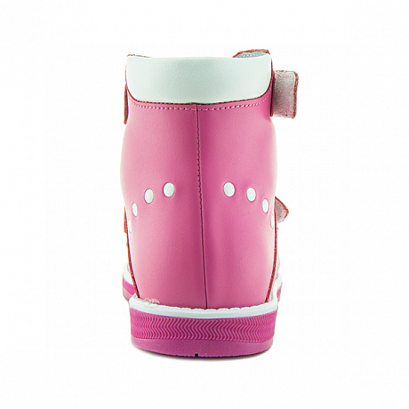 Сандали ортопедические Ортобум для девочек 71057-11 глубокий розовый. Изображение 3 из 4