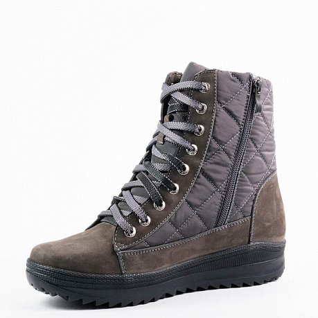 Полусапоги Dr. Spektor с шерстью женские Ш0418-Н/ПЛ серые. Изображение 3 из 3