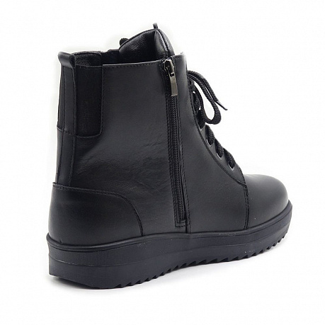 Полусапоги Dr. Spektor с мехом женские 5521-4F-0 черные. Изображение 3 из 3