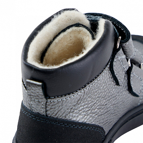 Ботинки Bottilini утепленные для девочек BL-270(55) серебристый/черный. Изображение 6 из 7