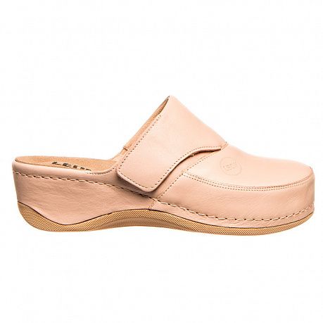 Сабо Leon женские 2019 пудровые. Изображение 2 из 3