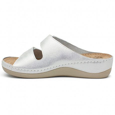 Сабо Fratelli Babb женские D-303 серебряные. Изображение 2 из 4