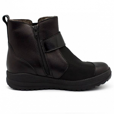 Полусапоги Ricoss с шерстью женские 84-159И-4-406/59 черные. Изображение 5 из 5