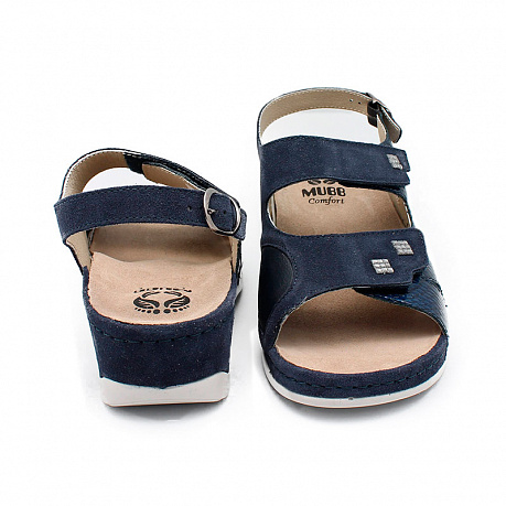 Сандали Mubb женские 766.2 синий лак. Изображение 3 из 3