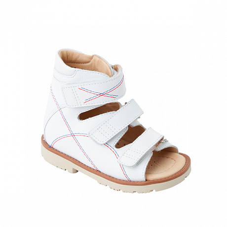 Сандали ортопедические Мега Ортопедик для девочек 310 03 30 белые. Изображение 2 из 5